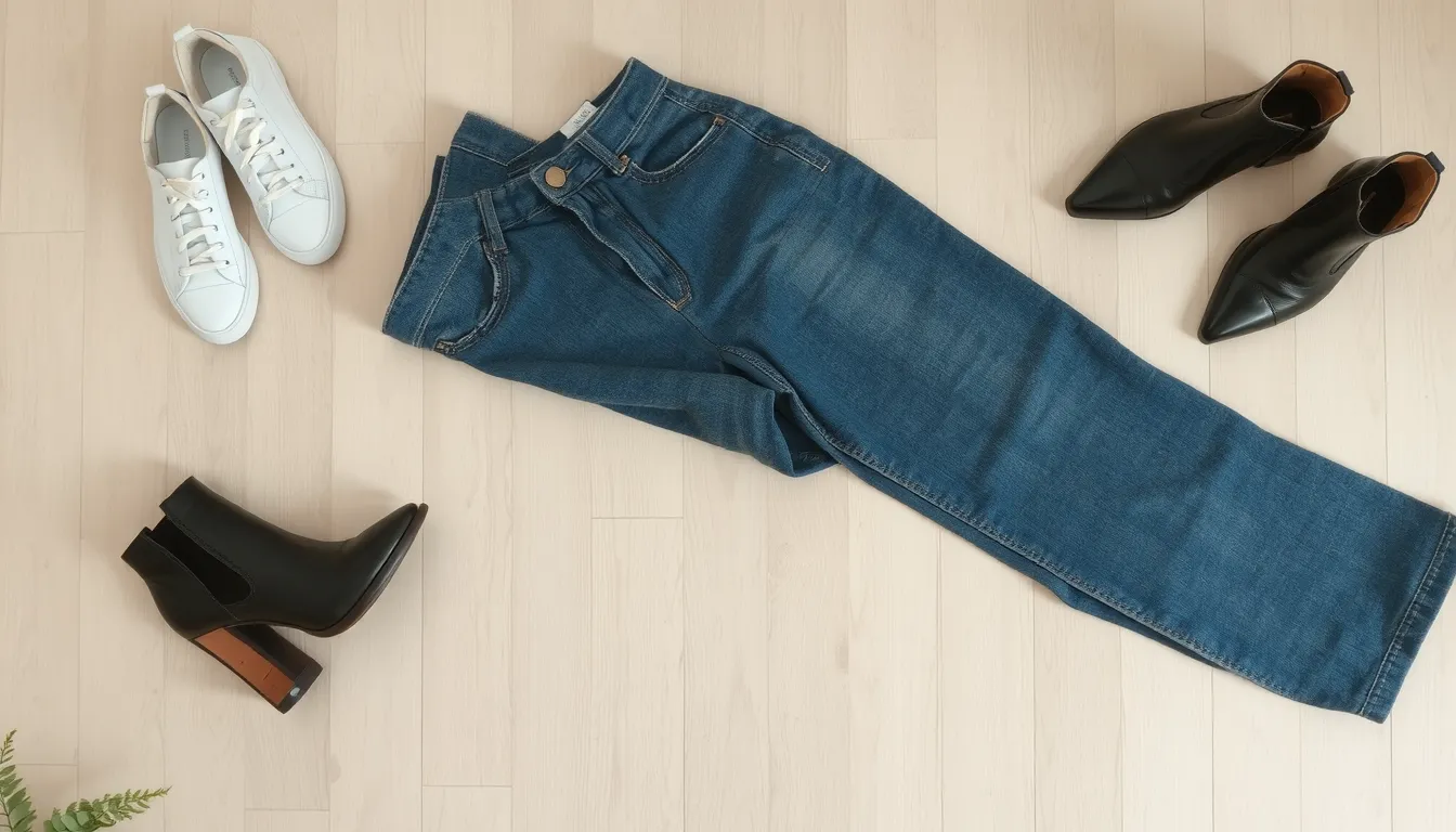 quelles chaussures avec jean large