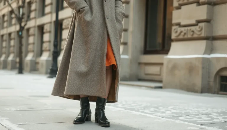Quelles chaussures mettre avec une jupe longue en hiver ?