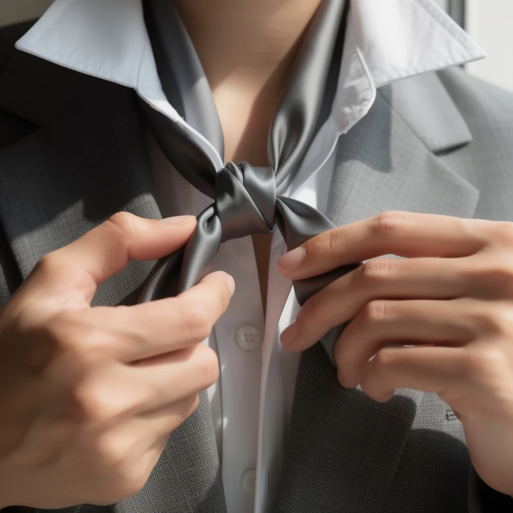 Foulard sous la veste