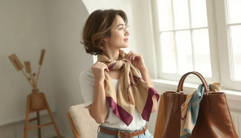 Comment porter un foulard carré : 15 techniques et nœuds élégants à adopter