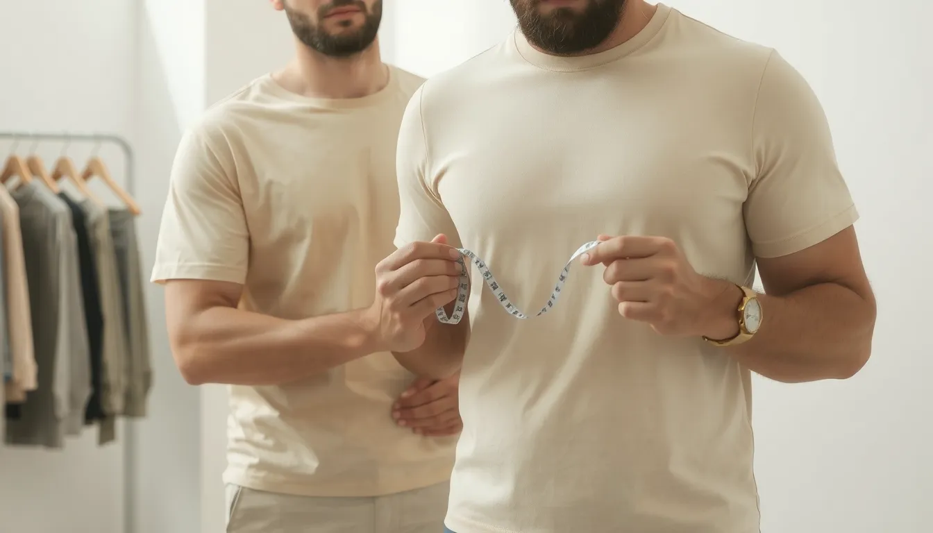 guide taille tee shirt homme