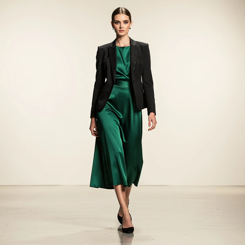 Blazer noir élégant