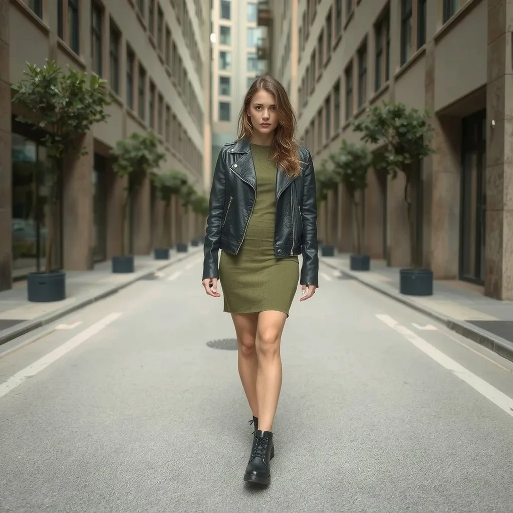 Veste en cuir motarde