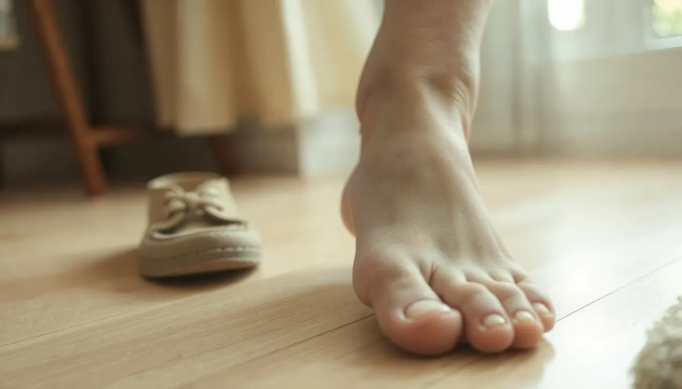 chaussure trop serrée orteil