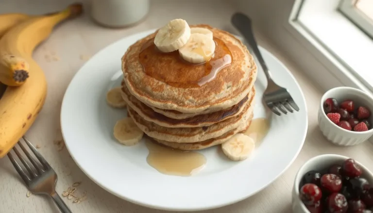Recette pancakes banane healthy : moelleux, rapides et sans sucre raffiné